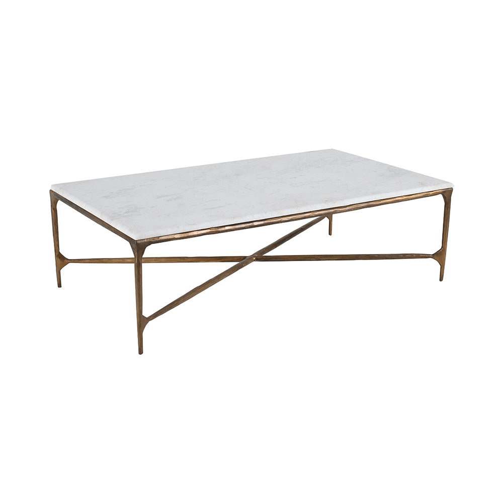 Gilda Coffee Table with Marble Top