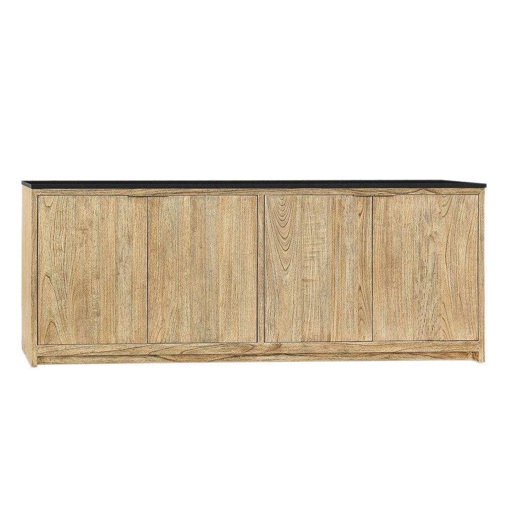 Berkeley Sideboard with Black Matte Marble Top