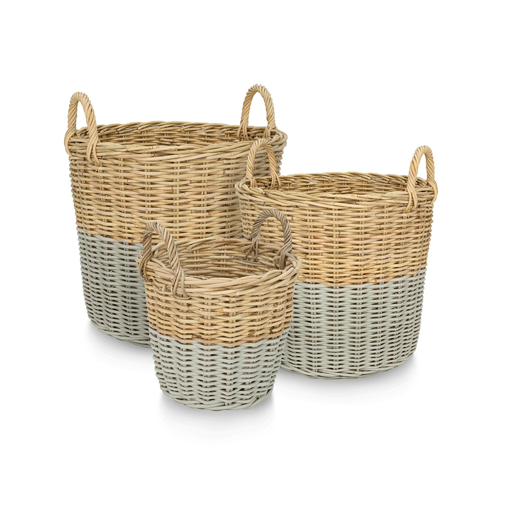 Storage Basket 2 Tone, Set of 3