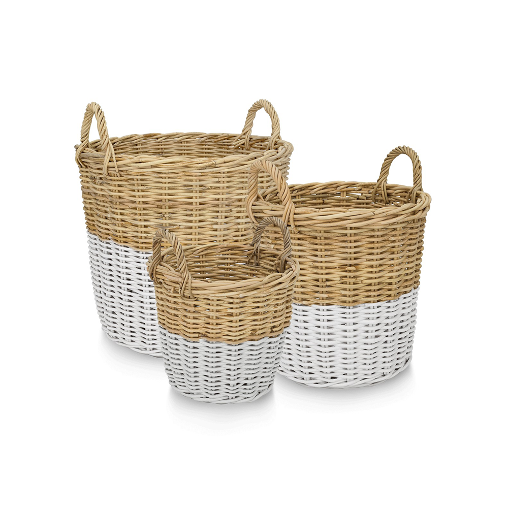 Storage Basket 2 Tone, Set of 3