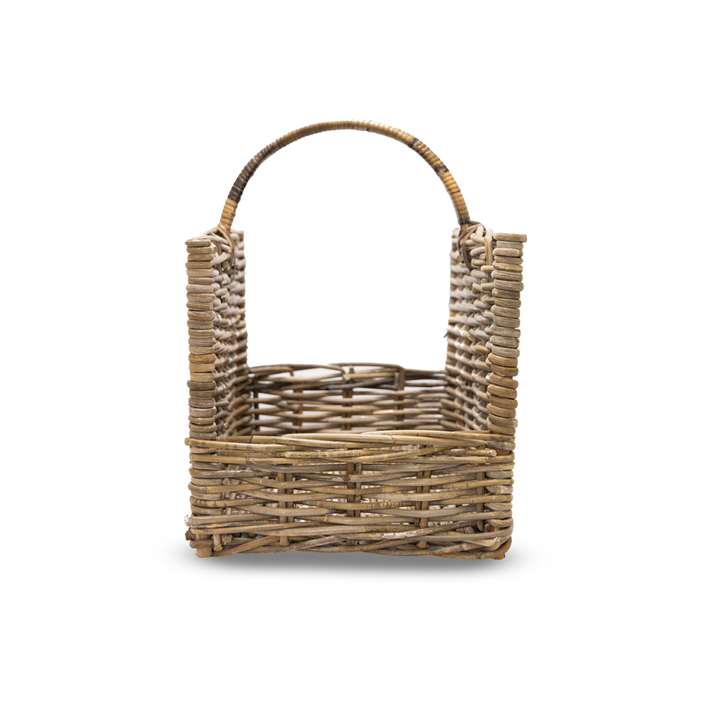 Rattan Log Basket