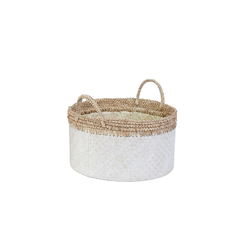 Paloma Round Short Basket, Set of 2