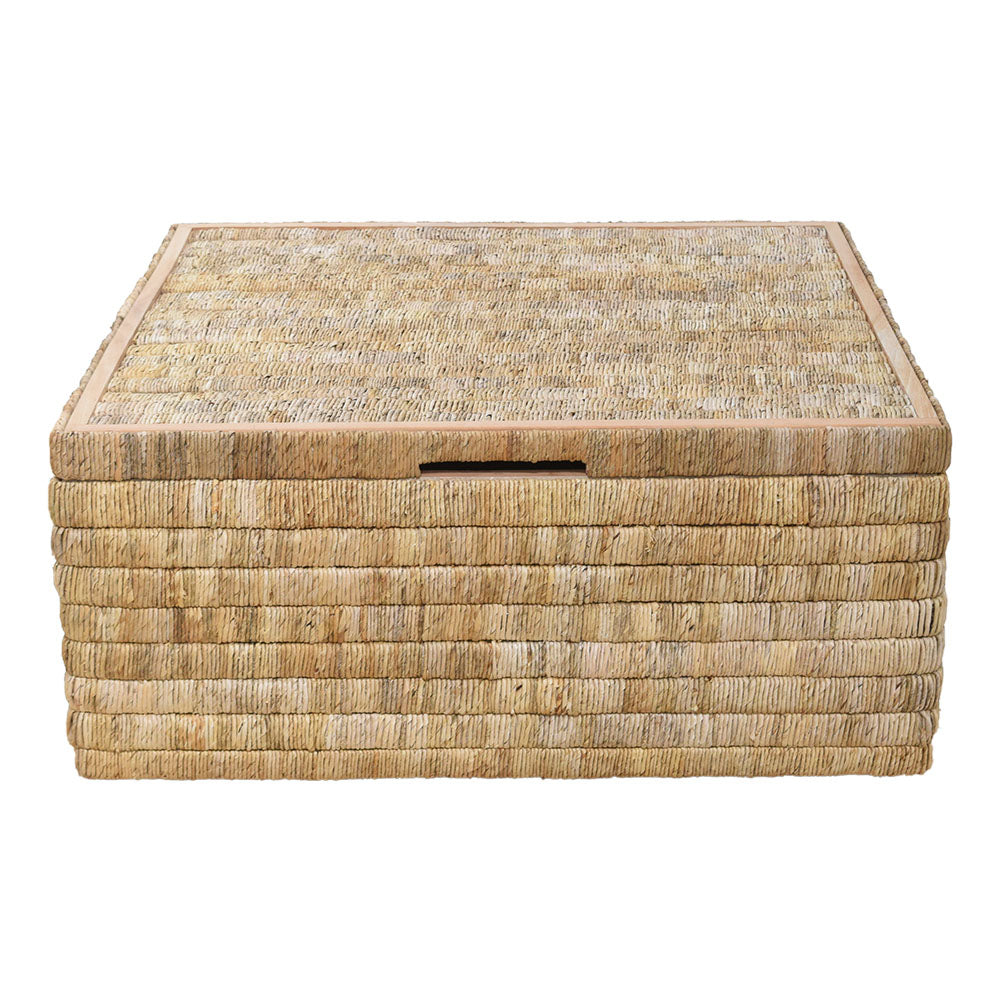 Abaca Boma Square Coffee Table Trunk