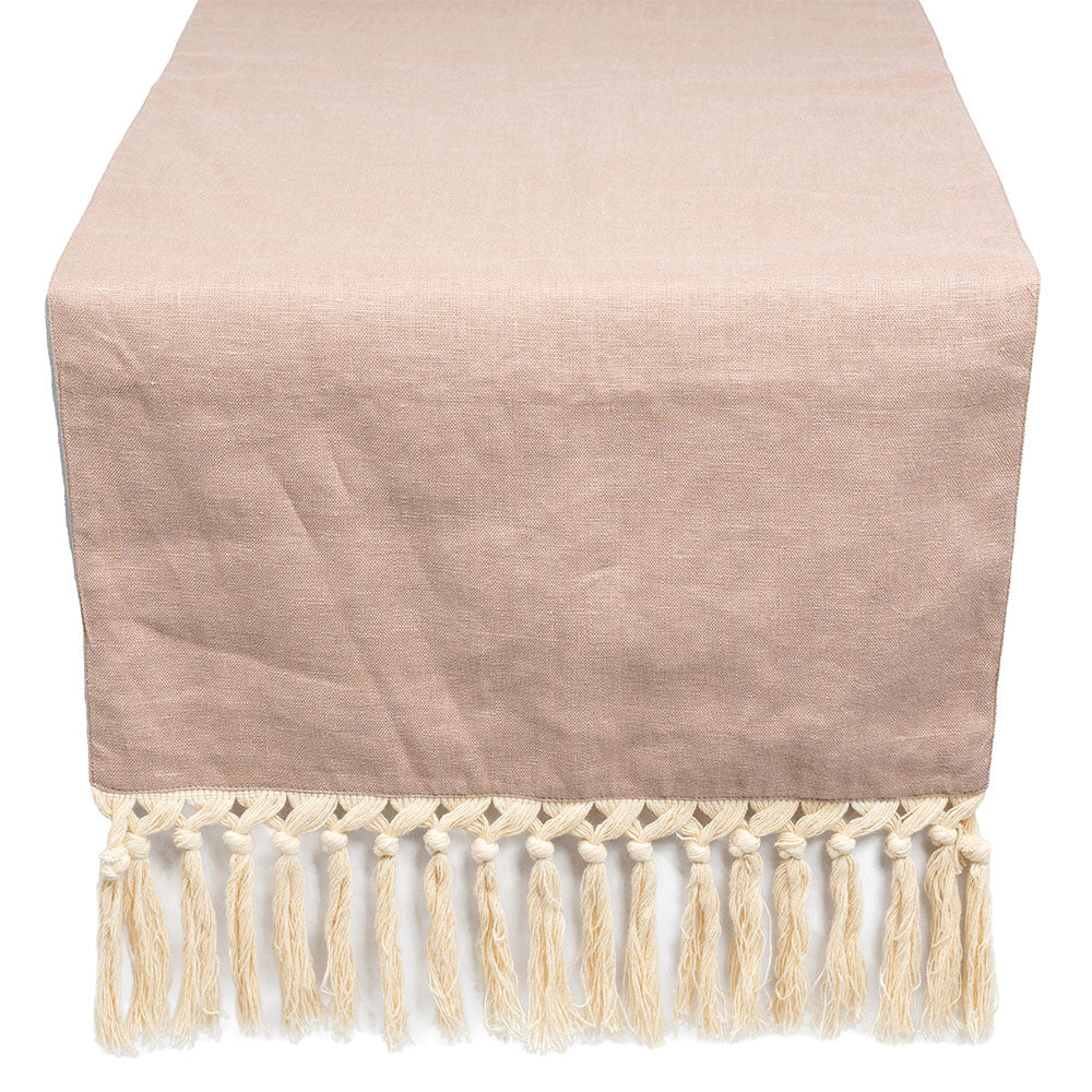 Anne Big Tassel Table Runner