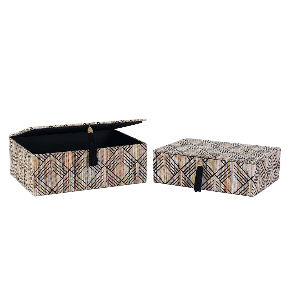 Cassidy Chevron Box, Set of 3