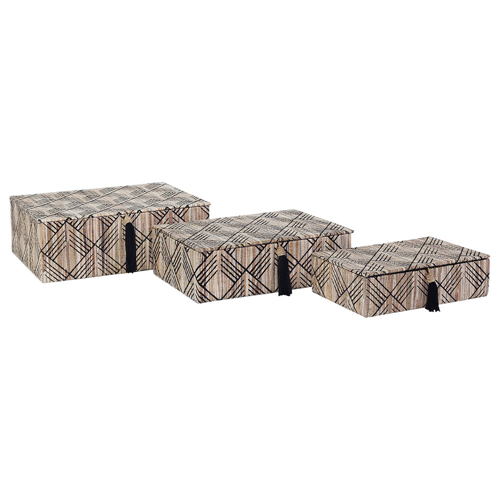 Cassidy Chevron Box, Set of 3