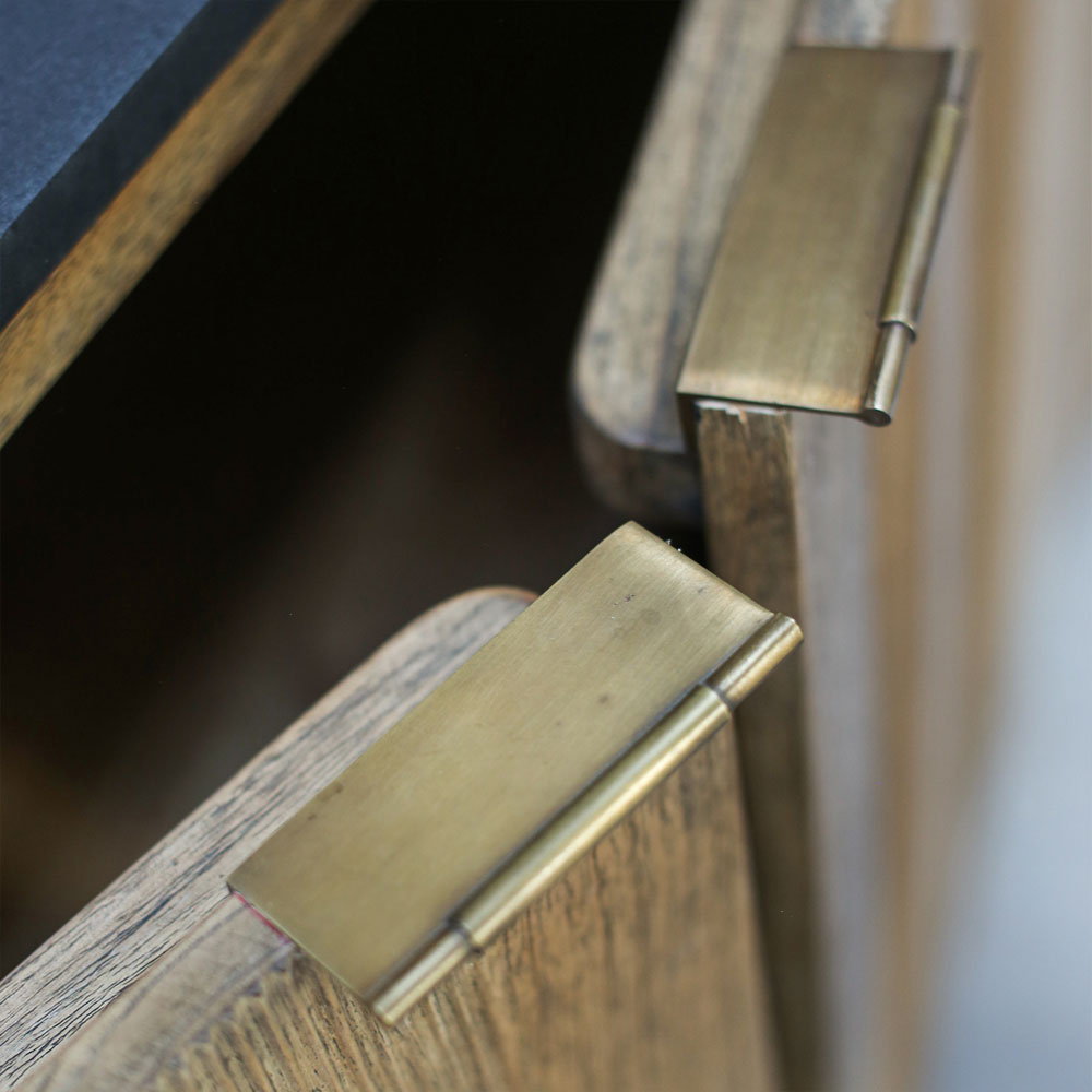 Berkeley Sideboard with Black Matte Marble Top