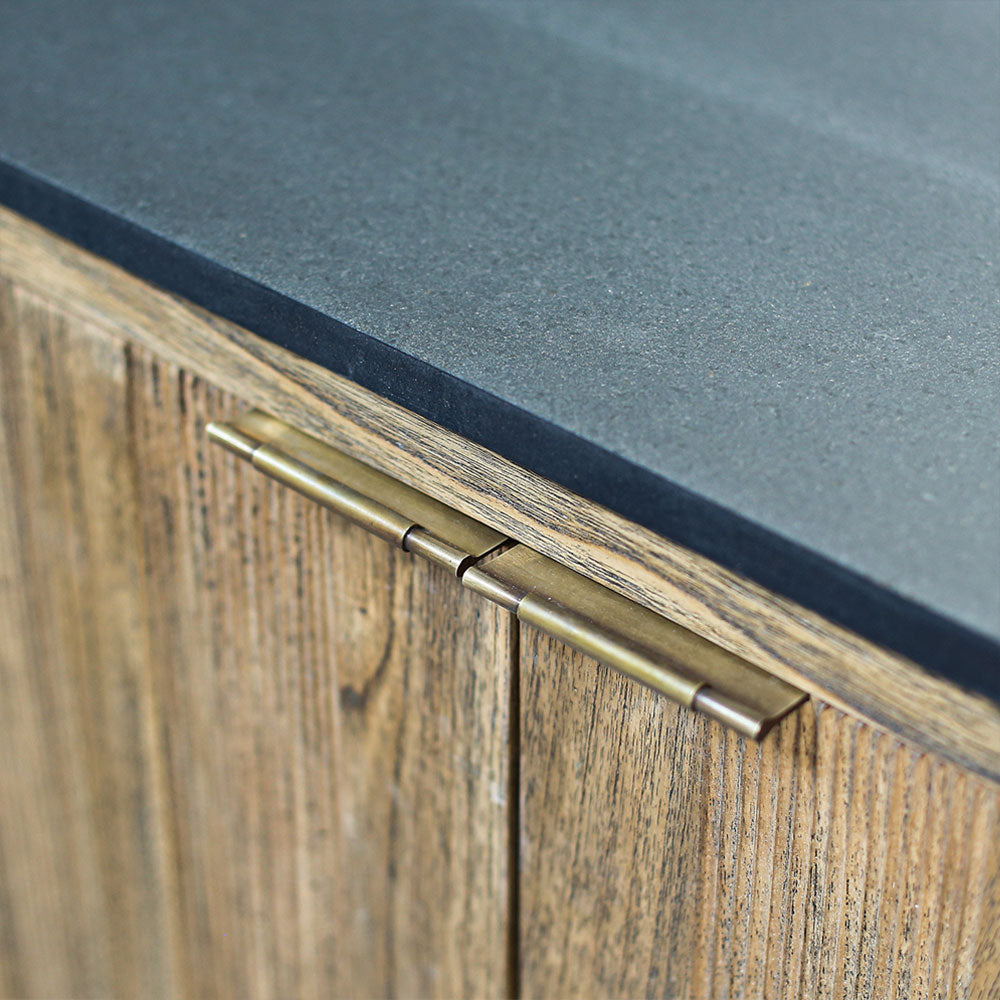 Berkeley Sideboard with Black Matte Marble Top