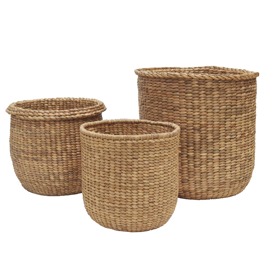 Wilda Woven Planters, Set of 3