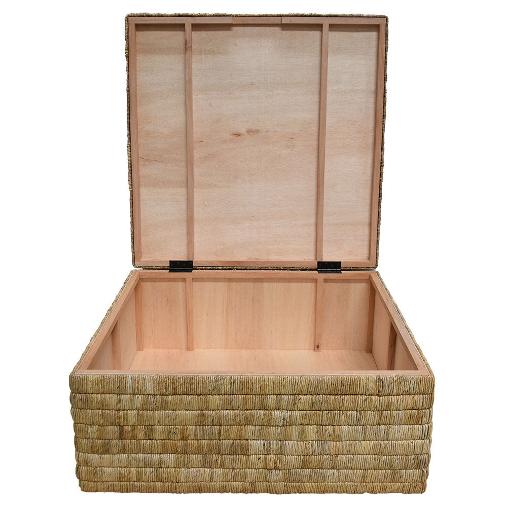 Abaca Boma Square Coffee Table Trunk