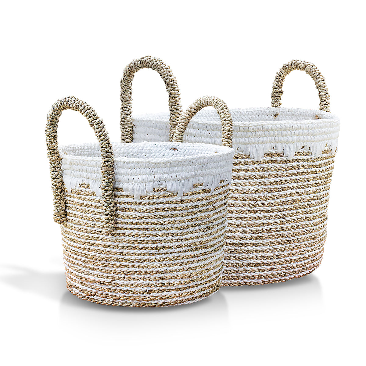 Macrame Banana Basket, Set of 2